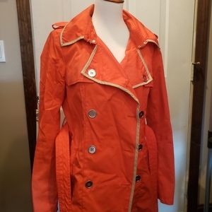 Sam Edleman Orange & Cream Trench